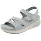 Sport Sandals for Women, Chunky Sole Hook-and-Loop Lightweight Summer Slides