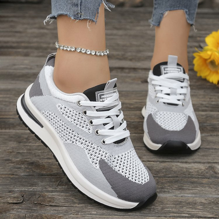 Walking Shoes for Women - Breathable Mesh Sneakers with Arch Support