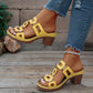 Chunky Heel Slide Sandals for Women - Lightweight Platform Summer Slippers