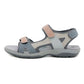 Velcro Sport Sandals for Women, Color Block Lightweight Summer Slides