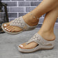 Platform Sandals for Women - Comfortable Wedge Flip Flops