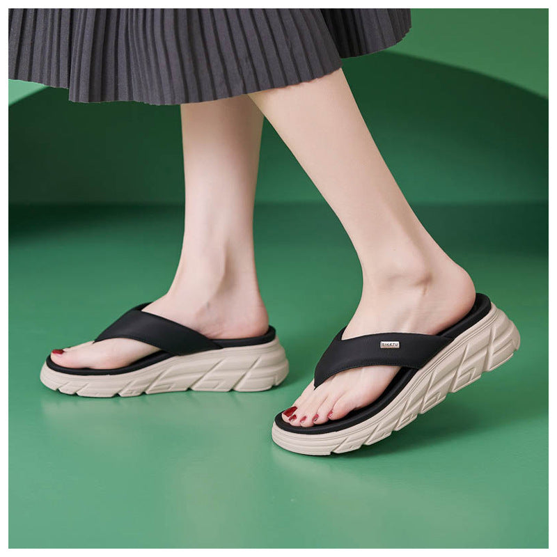 Thong Sandals for Women, Non-Slip Soft Sole Breathable Summer Flip Flops
