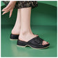 Metallic Wedge Sandals for Women, Anti-Slip Beach Summer Slides