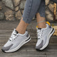 Walking Shoes for Women - Breathable Mesh Sneakers with Arch Support