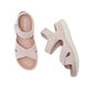 Cutout Platform Sandals for Women, Hook-and-Loop Orthopedic Walking Slides