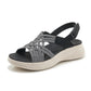 Chunky Sandals for Women, Elastic Band MD Outsole Lightweight Summer Slides
