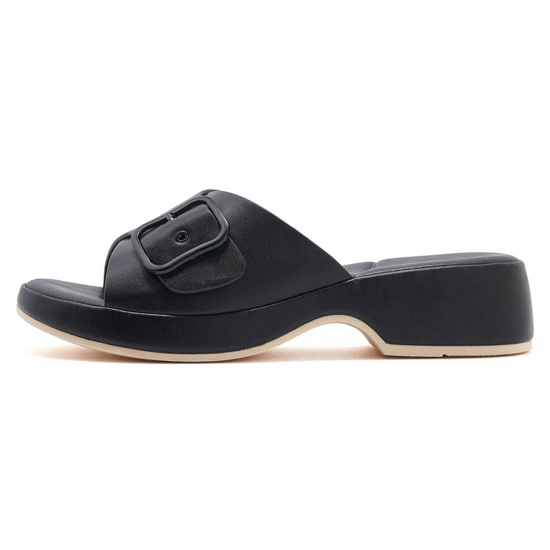 Metallic Wedge Sandals for Women, Anti-Slip Beach Summer Slides