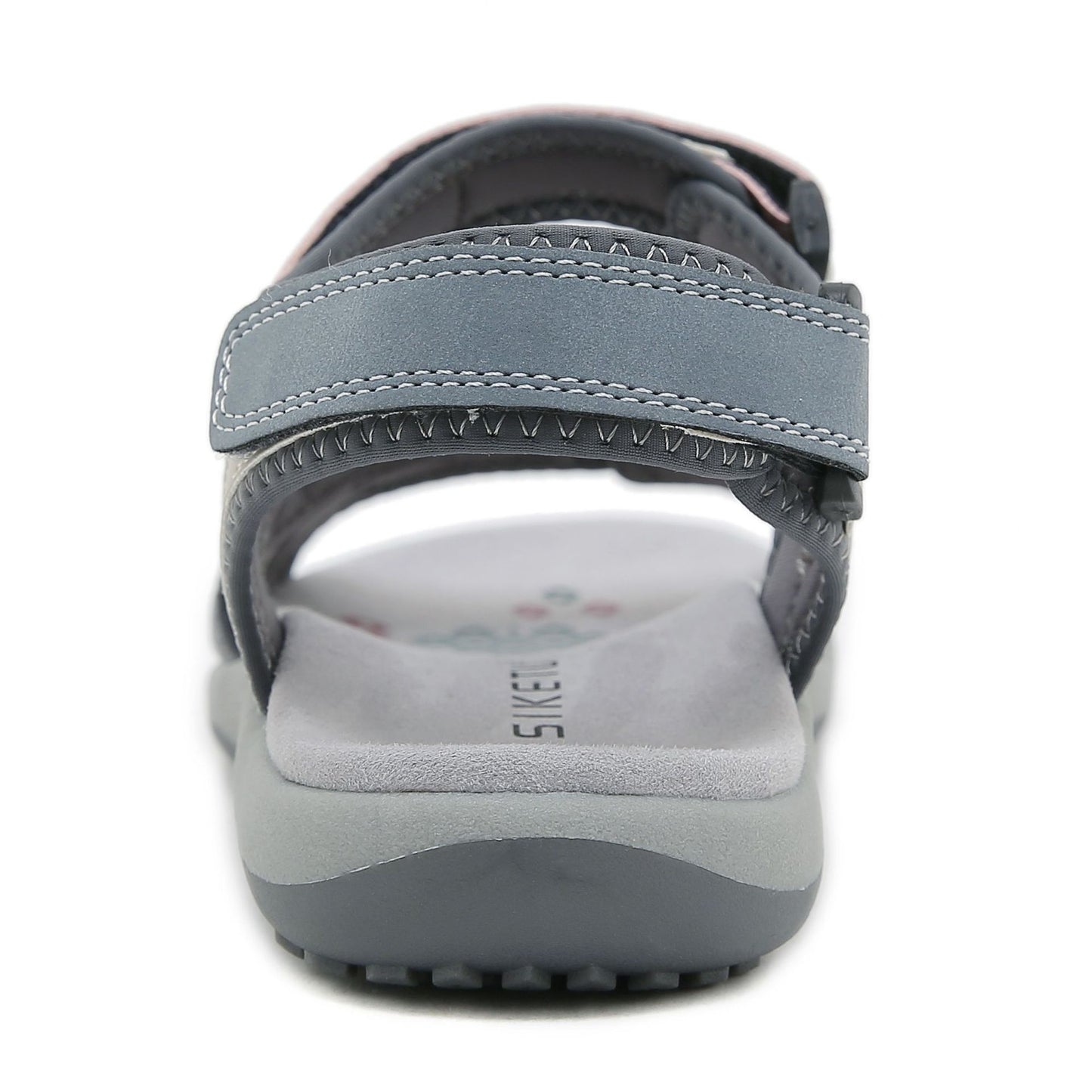 Velcro Sport Sandals for Women, Color Block Lightweight Summer Slides