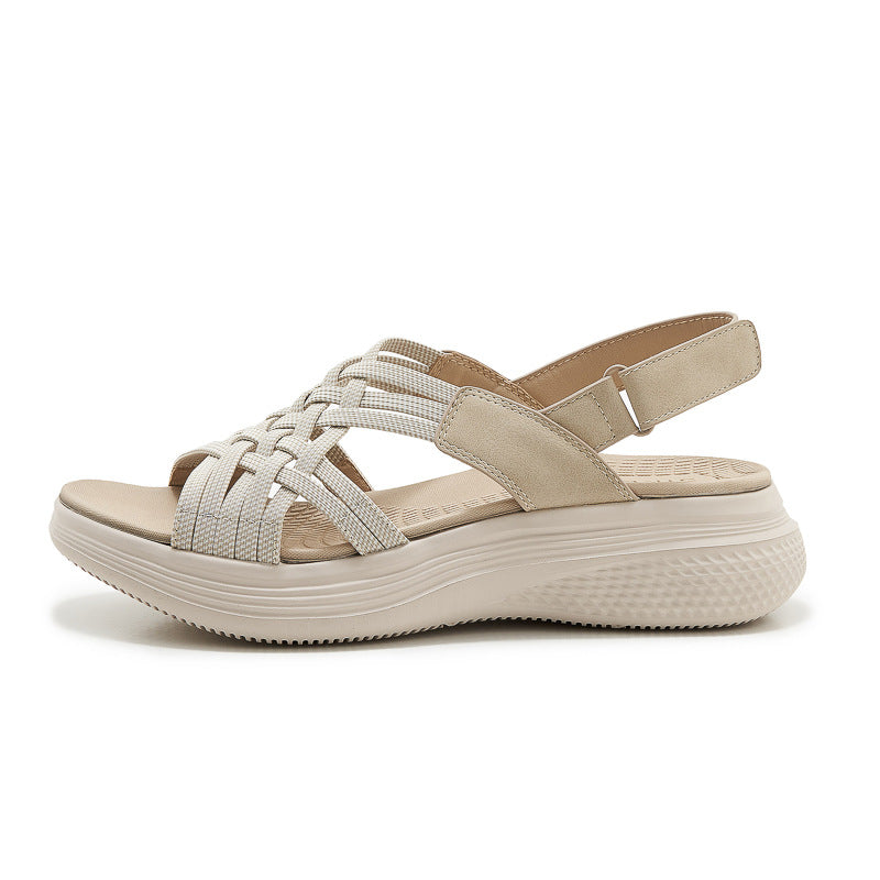 Chunky Sandals for Women, Elastic Band MD Outsole Lightweight Summer Slides