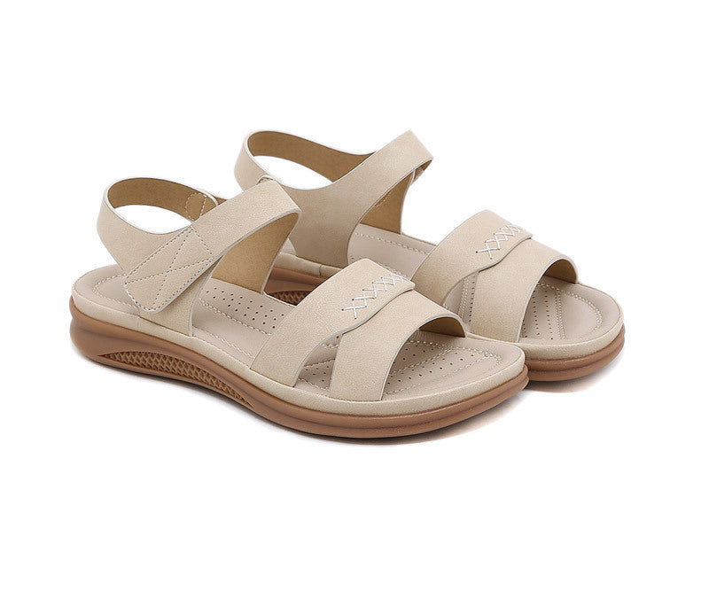 Retro Wedge Sandals for Women, Plus Size Lightweight Casual Summer Heels