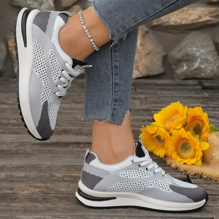 Walking Shoes for Women - Breathable Mesh Sneakers with Arch Support