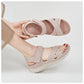 Cutout Platform Sandals for Women, Hook-and-Loop Orthopedic Walking Slides