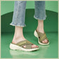 Walking Sandals for Women, Thick-Soled Velcro Sport Comfort Slides