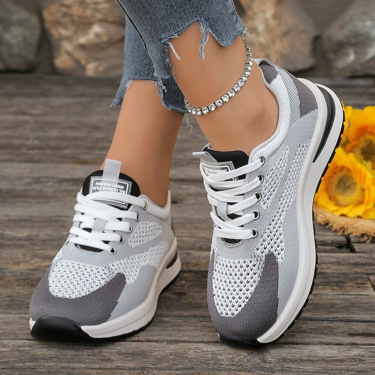 Walking Shoes for Women - Breathable Mesh Sneakers with Arch Support
