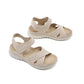 Cutout Platform Sandals for Women, Hook-and-Loop Orthopedic Walking Slides
