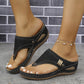 Platform Sandals for Women - Comfortable Wedge Flip Flops