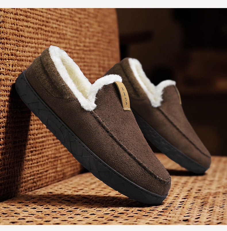 Orthopedic Slip-On Fleece-Lined Moccasin