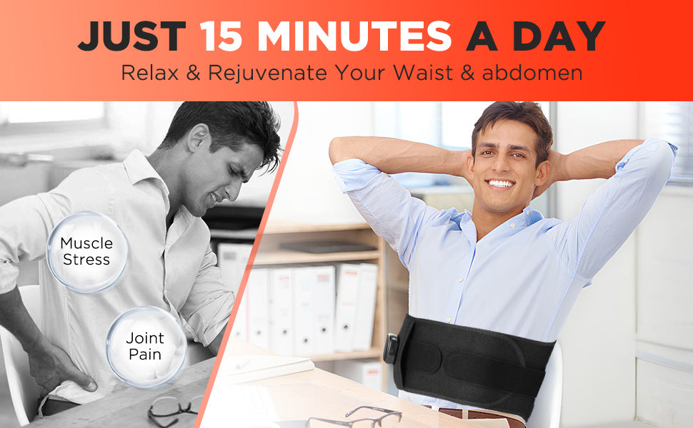 Red Light Therapy Heating Massage Belt