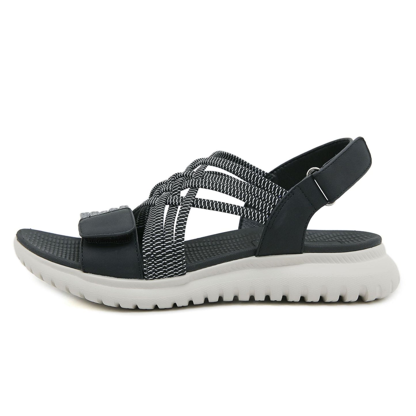 Comfort Sport Sandals, Elastic Strap Lightweight Walking Summer Slides