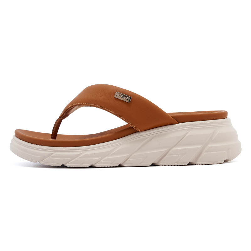 Thong Sandals for Women, Non-Slip Soft Sole Breathable Summer Flip Flops