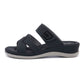 Plus Size Sport Sandals for Women, Plaid Thick Sole Casual Walking Slides