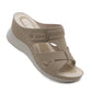 Wedge Sandals for Women, Casual Comfort Open Toe Summer Slides