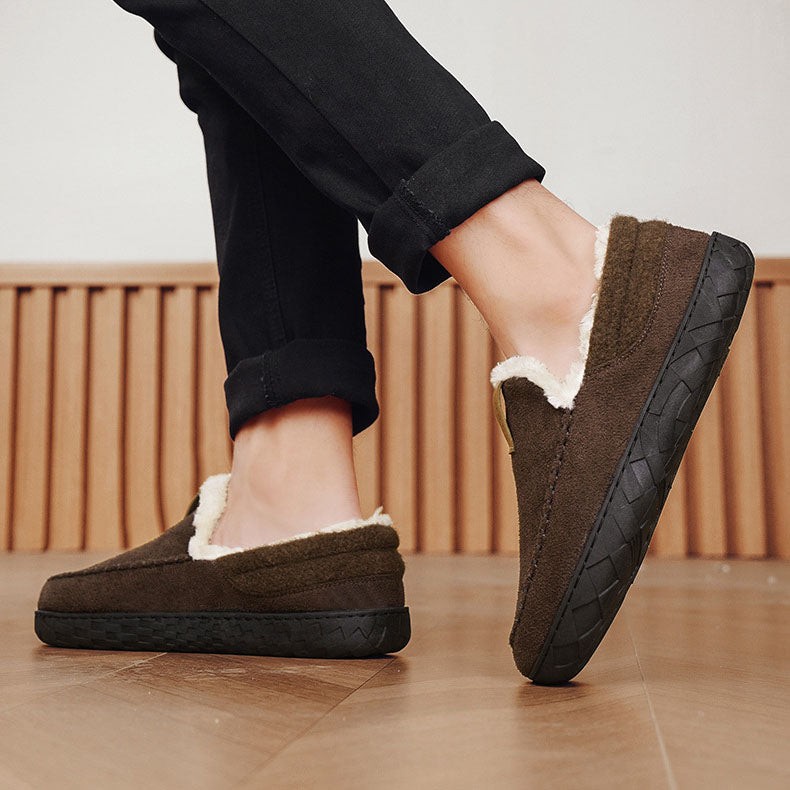 Orthopedic Slip-On Fleece-Lined Moccasin