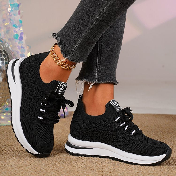 Walking Shoes for Women - Breathable Mesh Sneakers with Arch Support