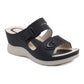 Wedge Beach Sandals for Women, Casual Summer Open Toe Walking Slides