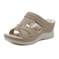 Wedge Sandals for Women, Casual Comfort Open Toe Summer Slides