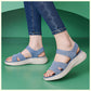 Chunky Platform Sandals for Women, Summer Beach Slides with Thick Sole