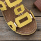 Chunky Heel Slide Sandals for Women - Lightweight Platform Summer Slippers