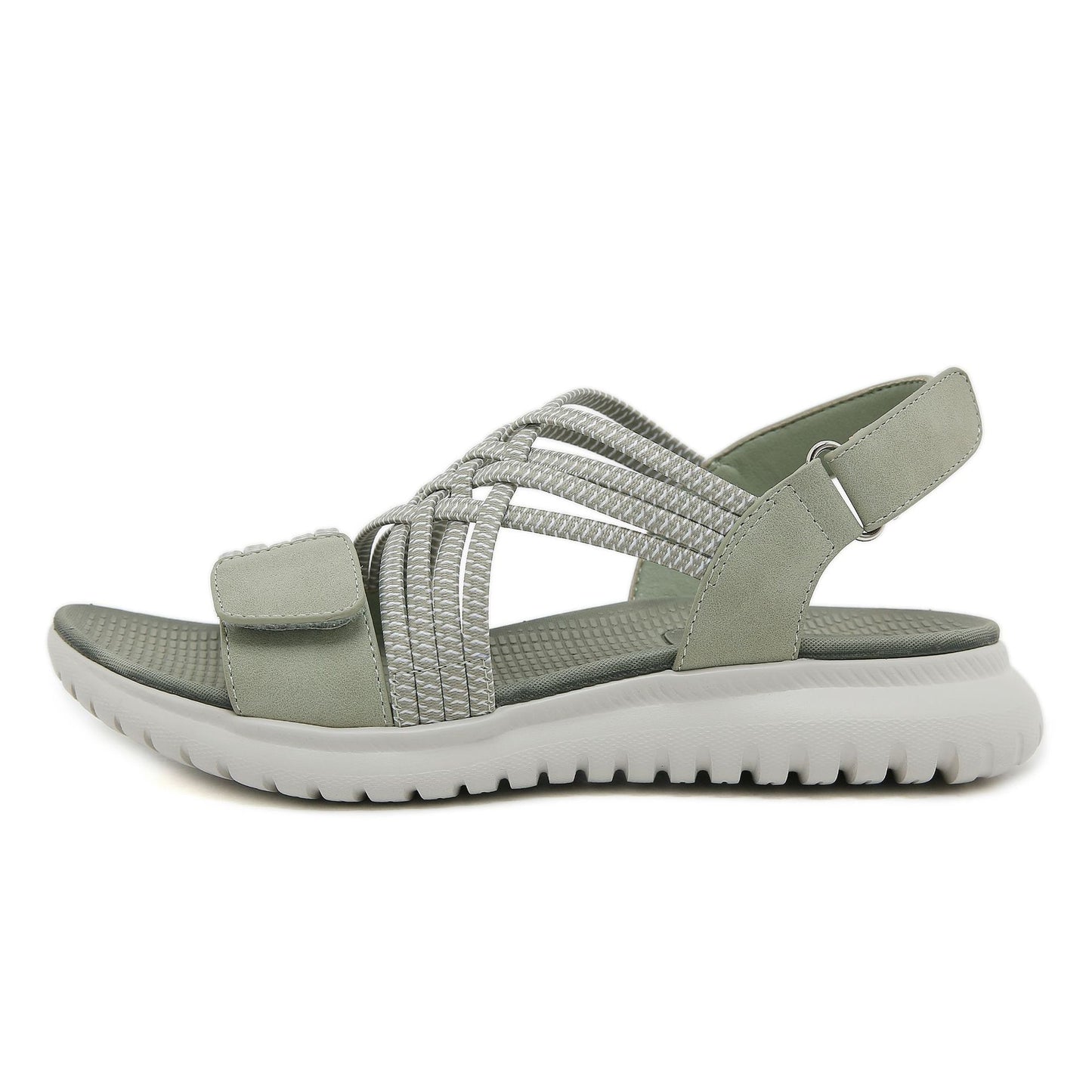 Comfort Sport Sandals, Elastic Strap Lightweight Walking Summer Slides