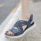 Comfort Sport Sandals, Elastic Strap Lightweight Walking Summer Slides