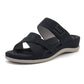 Plus Size Sport Sandals for Women, Plaid Thick Sole Casual Walking Slides