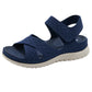 Cutout Platform Sandals for Women, Hook-and-Loop Orthopedic Walking Slides