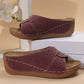 Comfortable Wedge Shoes for Women - Breathable Lightweight Summer Slides