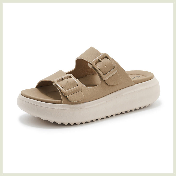 Slide Sandals for Women, Thick-Soled Non-Slip Sport Summer Slippers