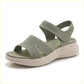 Chunky Platform Sandals for Women, Summer Beach Slides with Thick Sole