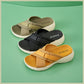 Walking Sandals for Women, Thick-Soled Velcro Sport Comfort Slides