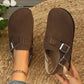 Closed-Toe Sandals for Women - Comfortable Back Strap Clogs with Arch Support