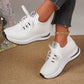 Walking Shoes for Women - Breathable Mesh Sneakers with Arch Support