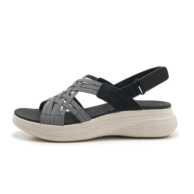 Chunky Sandals for Women, Elastic Band MD Outsole Lightweight Summer Slides