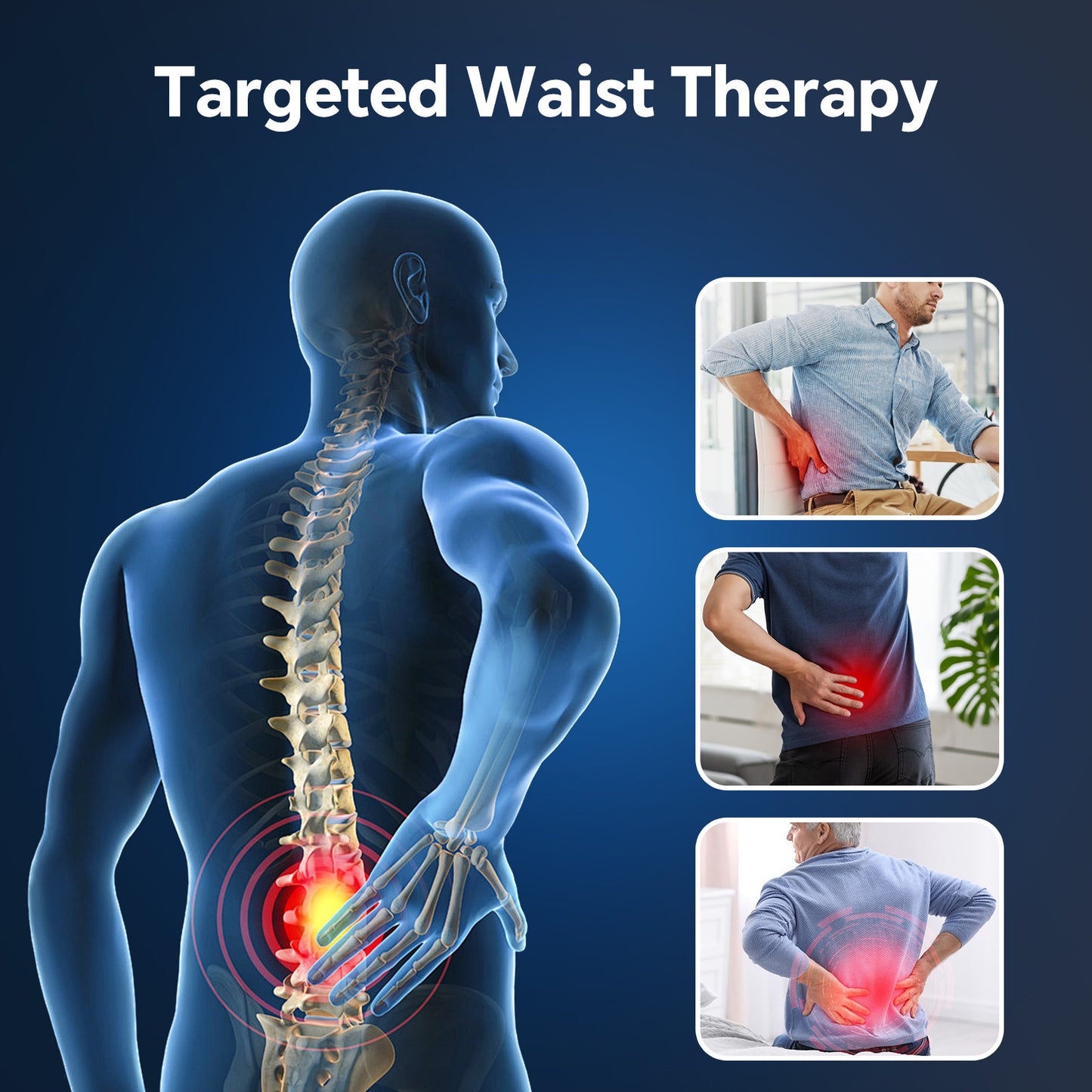 Wireless Hot & Cold Therapy Compression Massage Belt