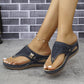 Platform Sandals for Women - Comfortable Wedge Flip Flops