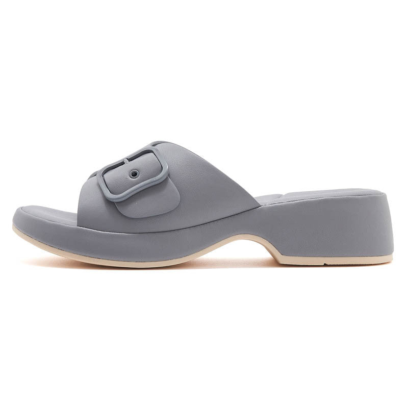 Metallic Wedge Sandals for Women, Anti-Slip Beach Summer Slides