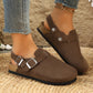 Closed-Toe Sandals for Women - Comfortable Back Strap Clogs with Arch Support