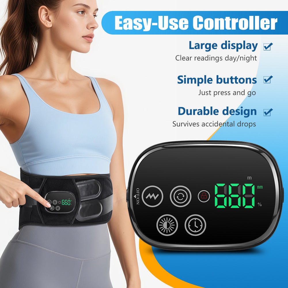 Red Light Therapy Vibration Compress Heating Massage Belt