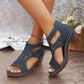 Orthopedic Sandals for Women - Chunky Heel with Breathable Cutout Design