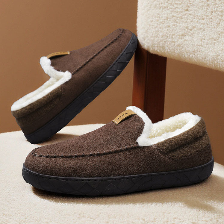Orthopedic Slip-On Fleece-Lined Moccasin
